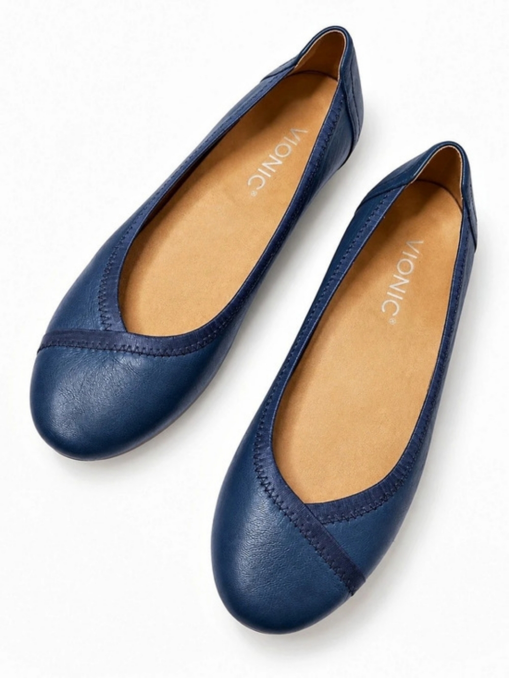 Vionic Size 8.5 Klara Ballet Flat Blue Flats